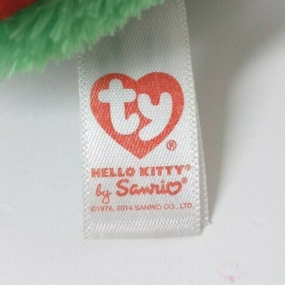 2014 Ty Sanrio Hello Kitty Christmas Reindeer 6" Plush Doll - Picture 5 of 6